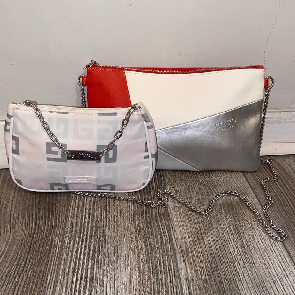 Kenzo Perfums crossbody purse & Givenchy wristlet case
